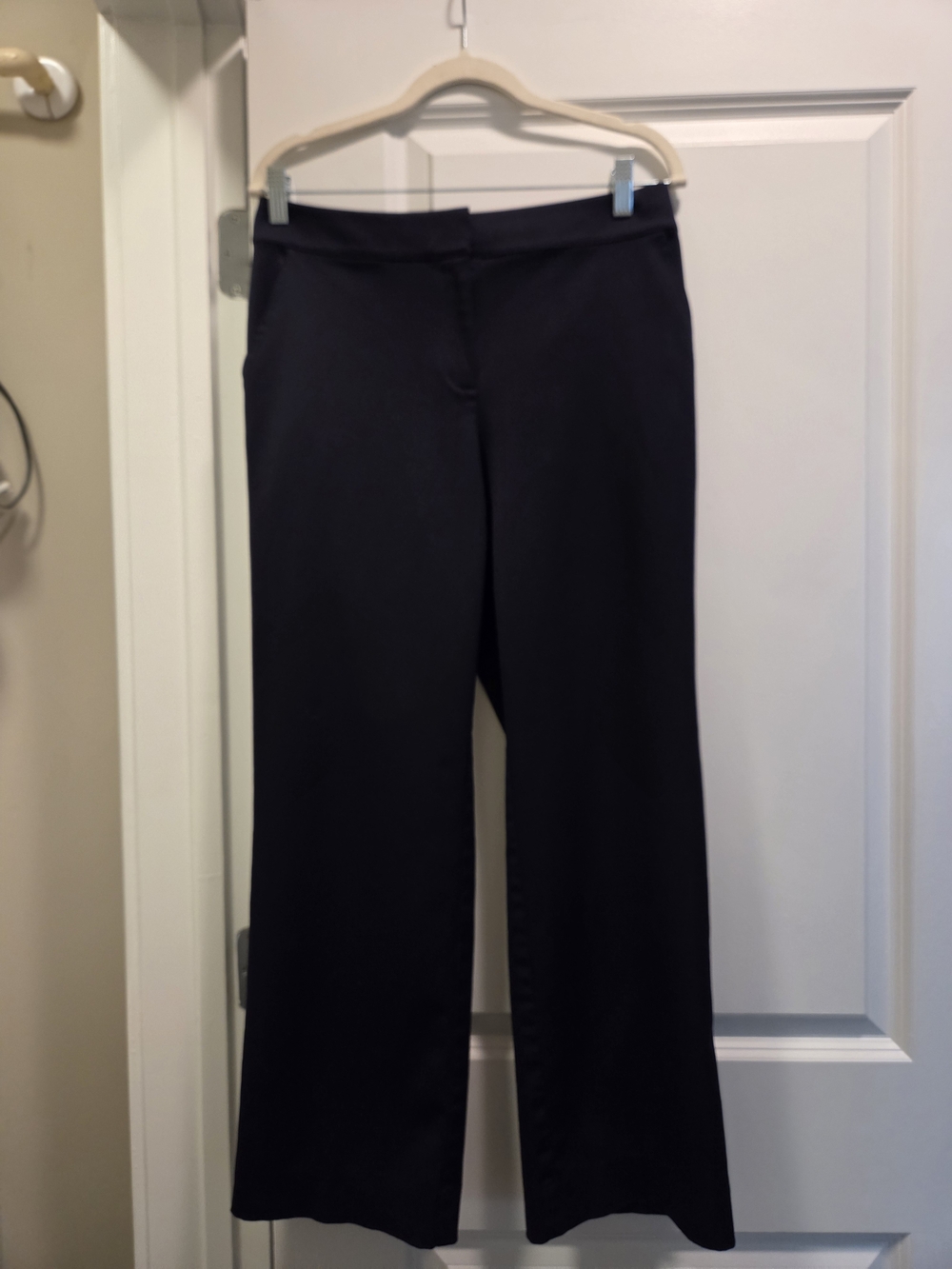 St. John Navy Blue Dress Pants Size 6 Straight Leg Career Trousers